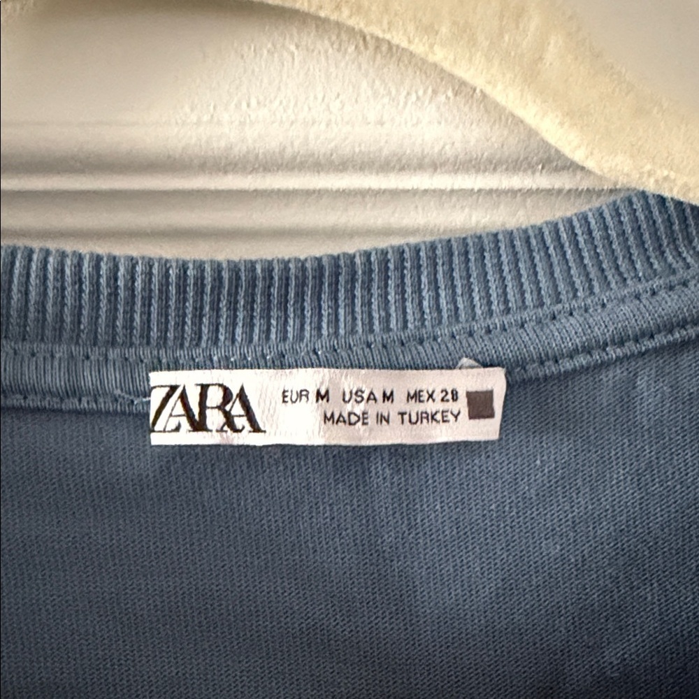 Zara Blue comfy top and pants set size M - Picture 2 of 10